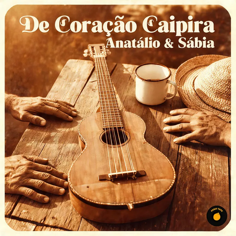 Capa de De Coração Caipira (Sertanejo Raiz)